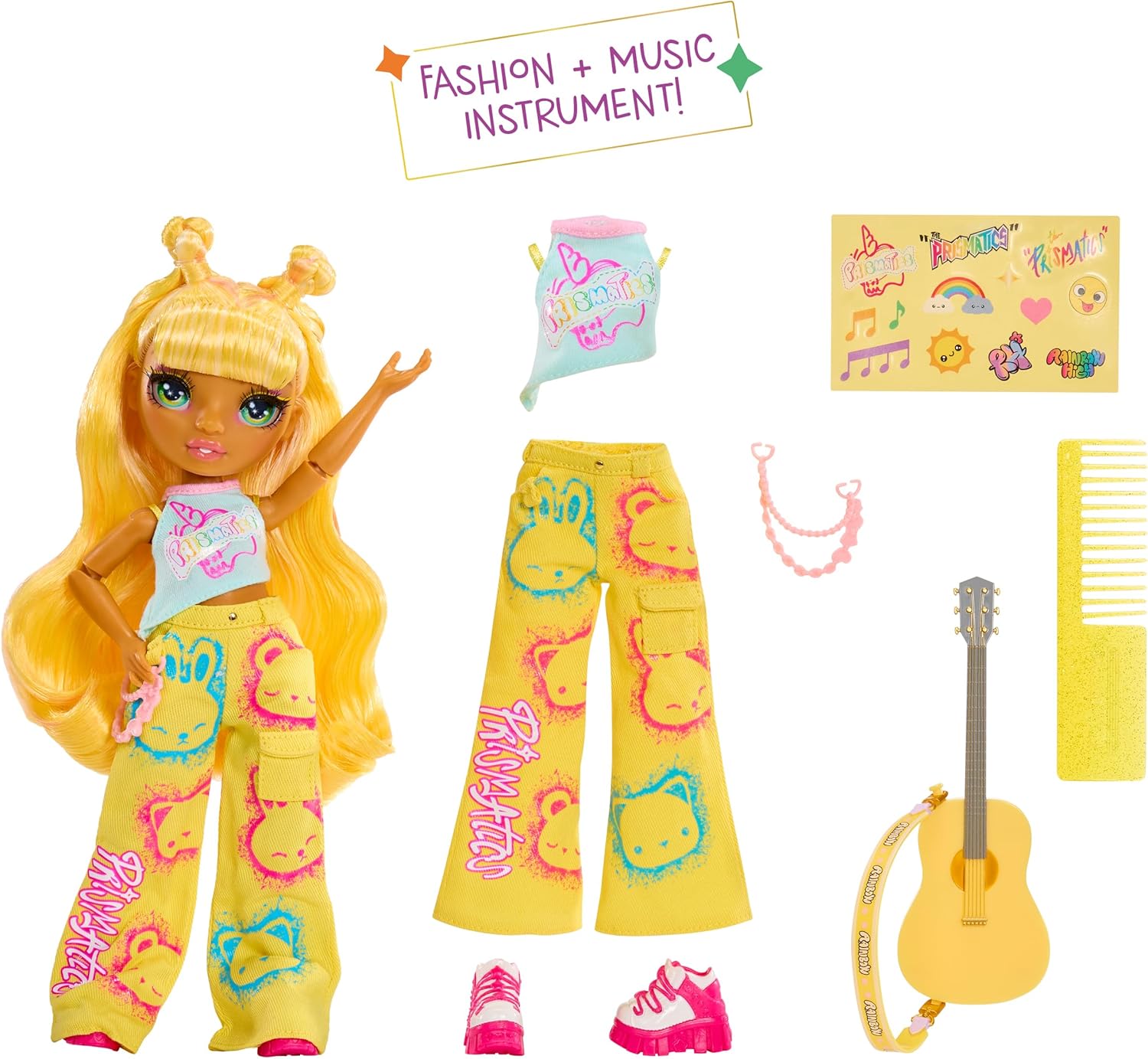 Rainbow High Jr High Rock Band Doll Sunny Madison