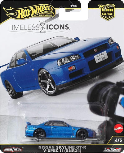 Hot Wheels Car Culture Timeless Icons Nissan Skyline GT-R V-Spec II