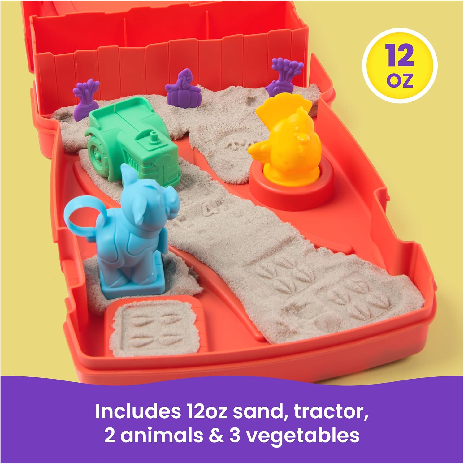 Kinetic Sand Sandy Farm Playset