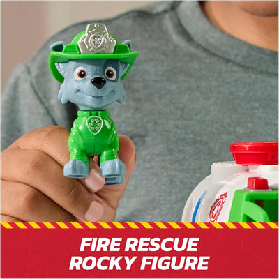 Paw Patrol Fire Rescue Vehicle Rocky With Rescue Fire Tanker