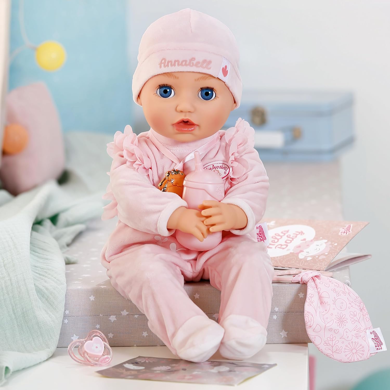 Baby Annabell Interactive Doll 43cm With Starter Set. Ansd Extra Outfit