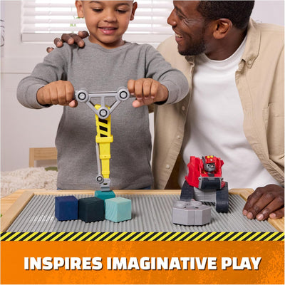 Paw Patrol Rubble And Crew Chargers Mega Power Crane With Charger Figure