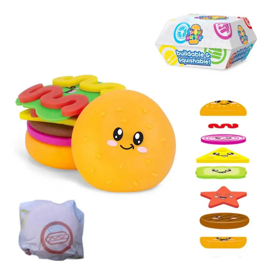 Squishy Fidget Burger Toy