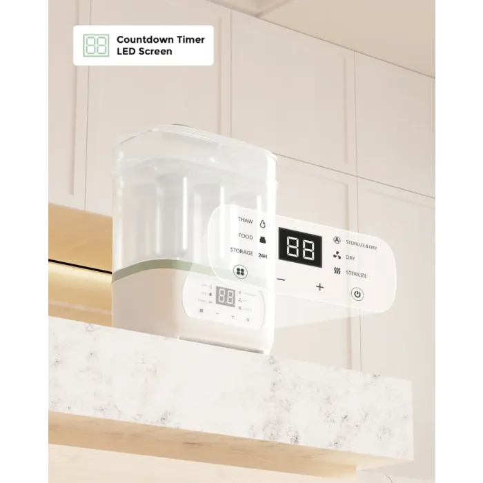Momcozy 8 In 1 Electric Steam Bottle Sterilizer And Dryer