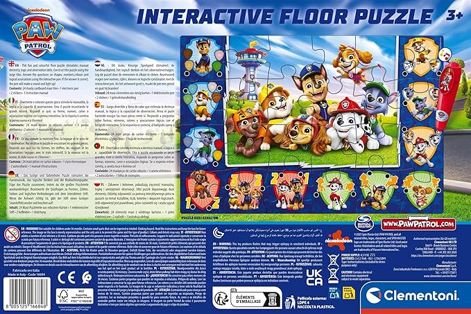 Paw Patrol Interactive Floor Jigsaw Puzzle