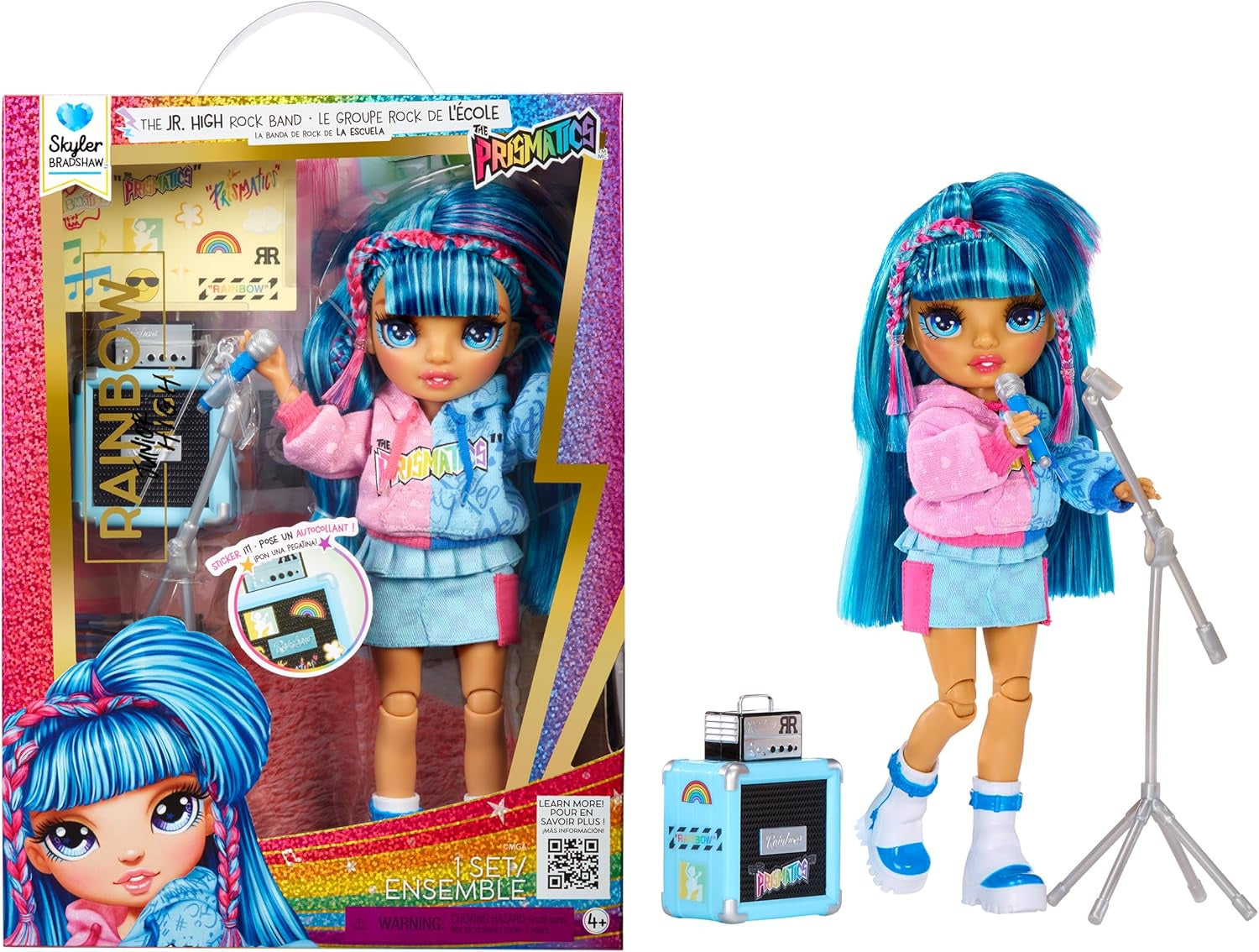 Rainbow High Jr High Rock Band Doll Skyler Bradshaw