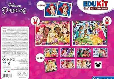 Disney Princess Edukit 4 In 1 Jigsaw Puzzles And Games
