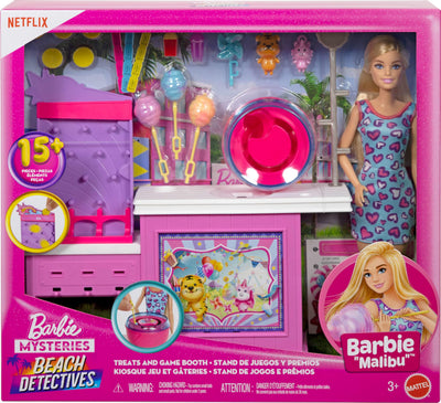 Barbie Beach Detectives Cotton Candy And Game Playset