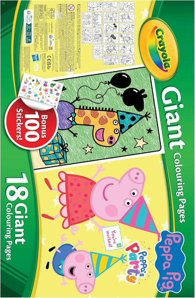 Crayola Peppa Pig Giant Colouring Book / Pages
