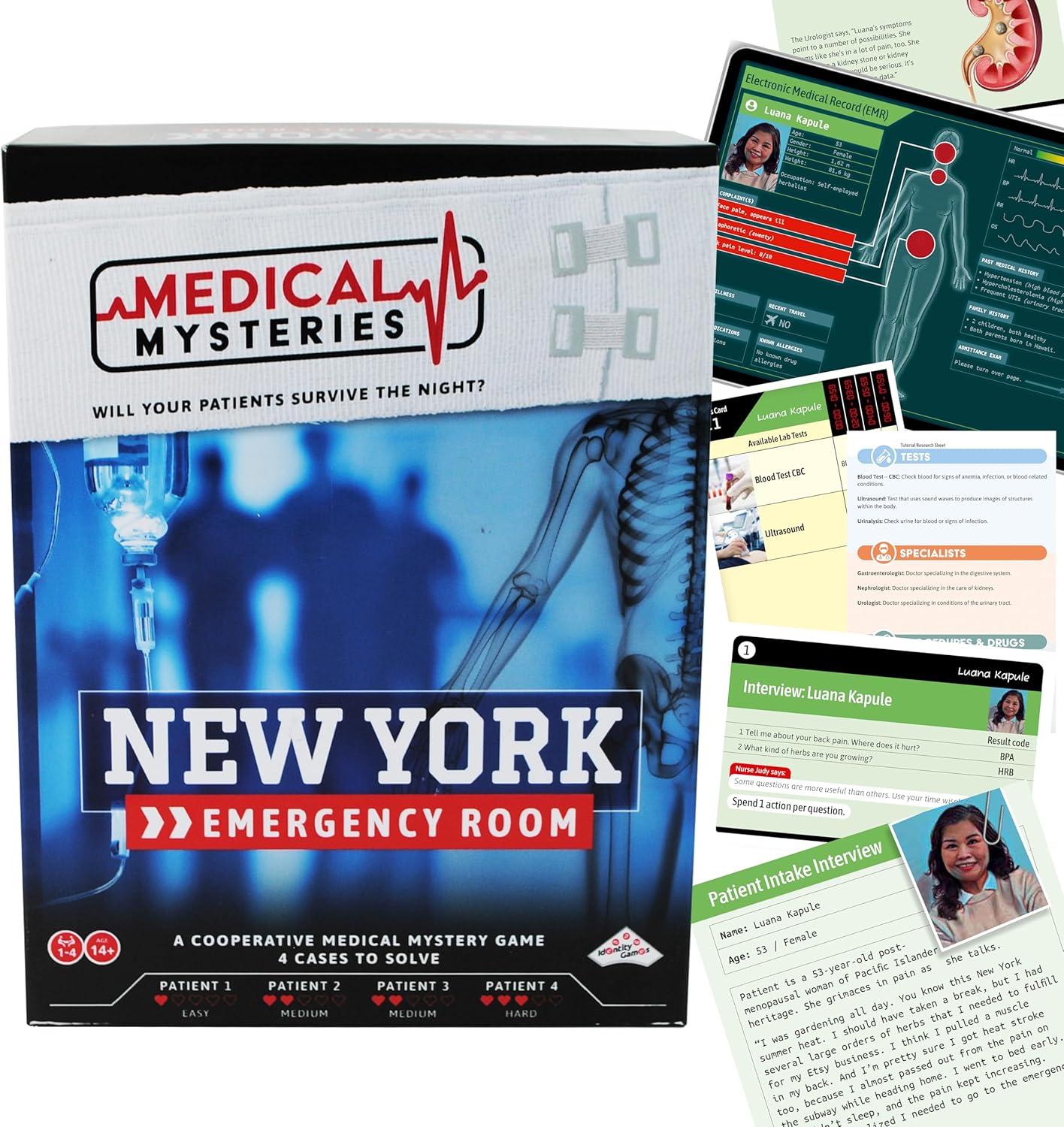 Medical Mysteries Game New York Emergency Room