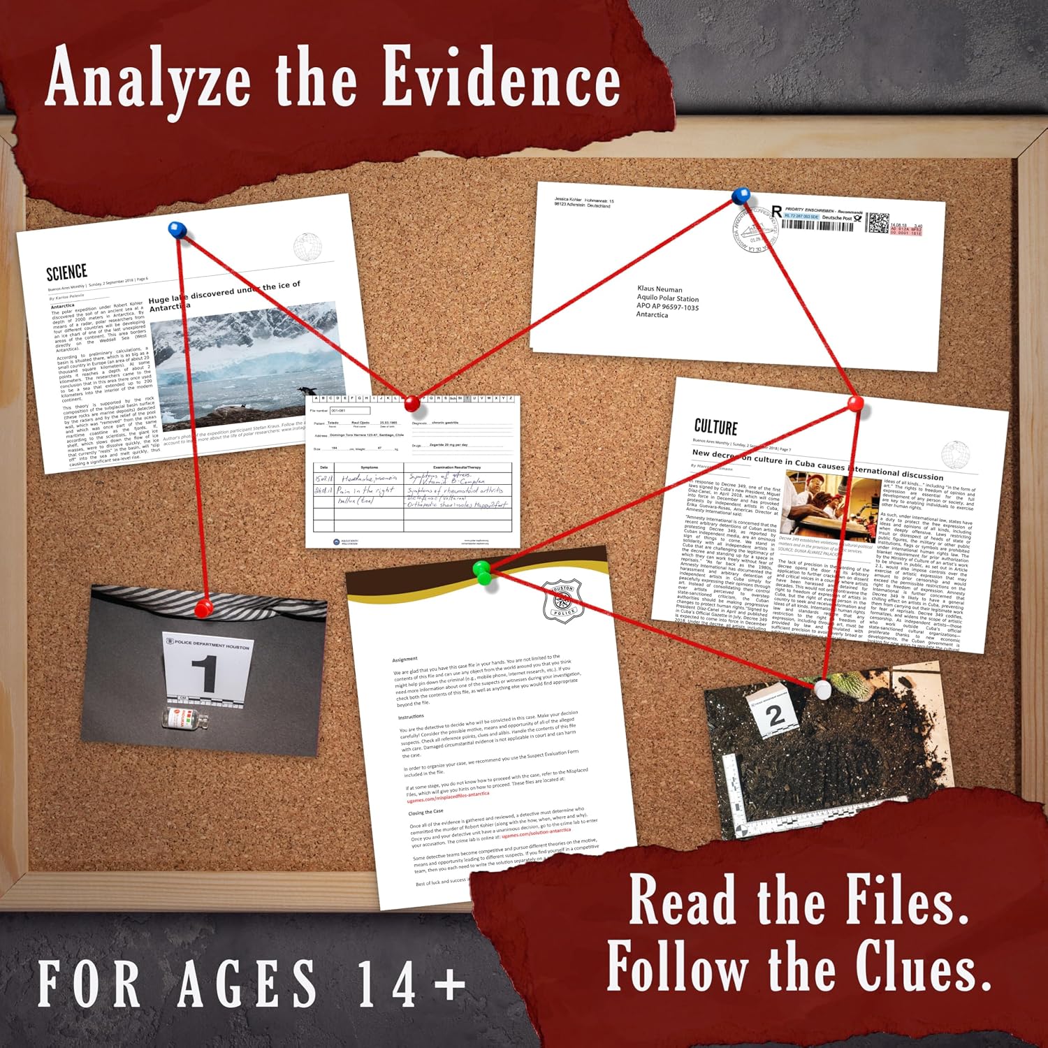 Murder Mystery Party Game Death In Antartica