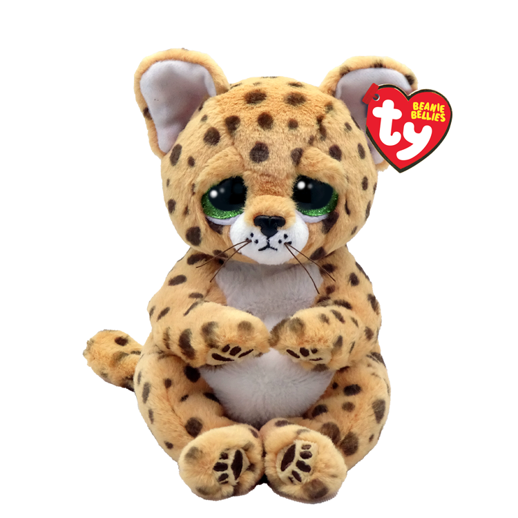 TY Lloyd Leopard Beanie Bellie Soft Toy