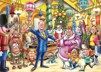 Jumbo A Very Merry Makeover 1000pc Christmas Jigsaw Puzzle