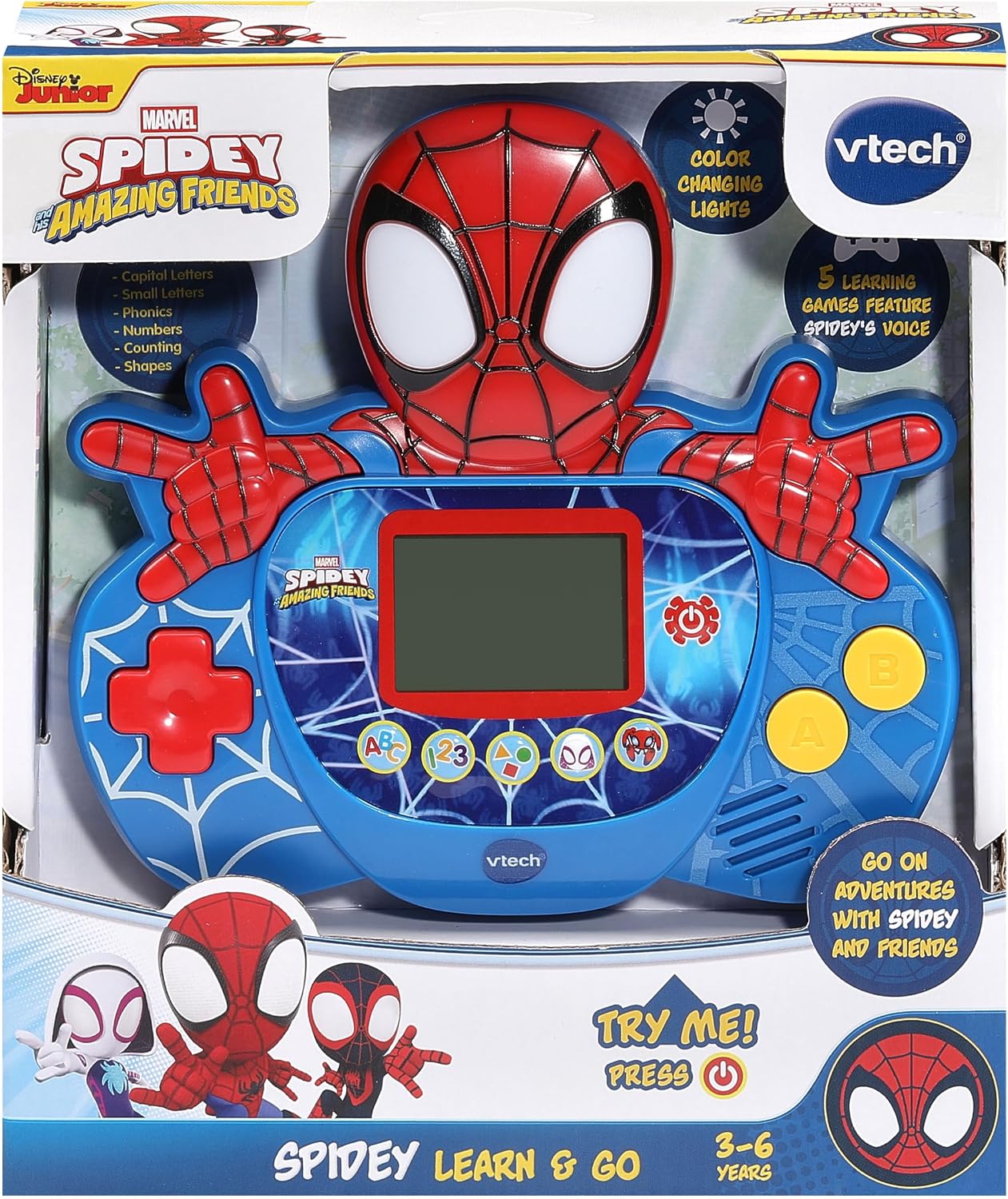 VTech Spidey And His Amazing Friends Spidey Learn And Go