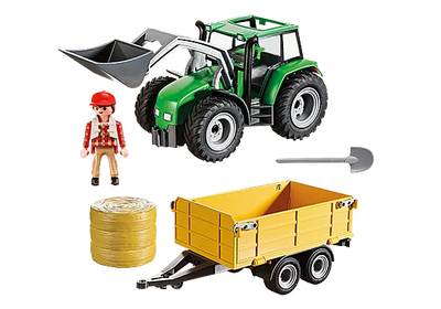 Playmobil Country 9317 Tractor With Trailer