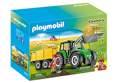 Playmobil Country 9317 Tractor With Trailer