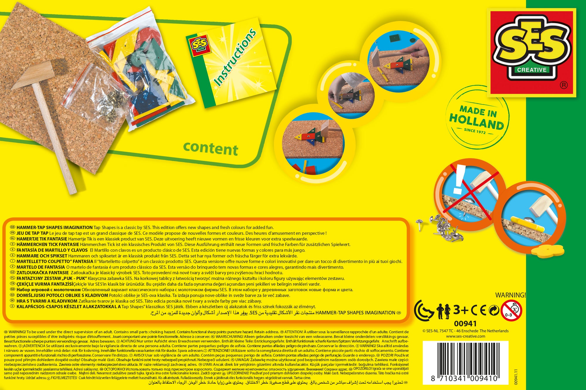 SES Creative Hammer Tap Tap Woodwork Playset