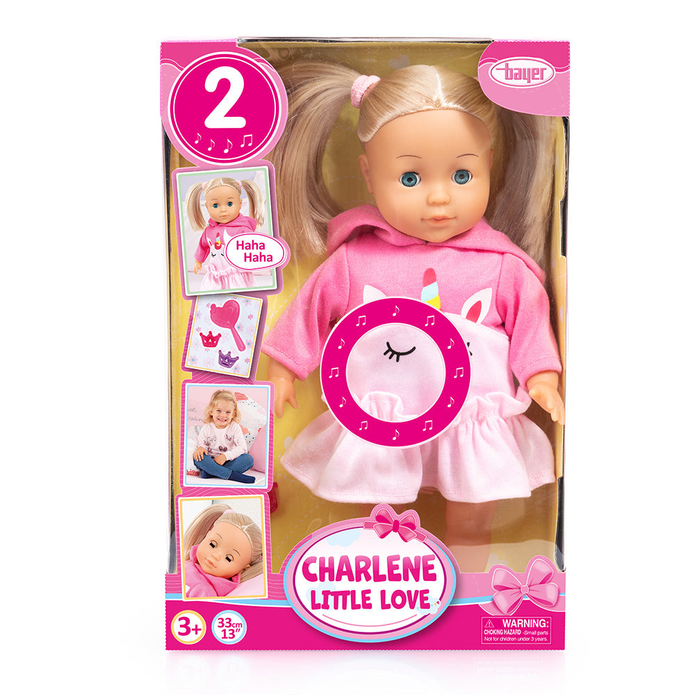 Bayer Charlene Little Love 33cm Doll With Sounds