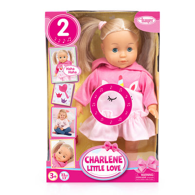 Bayer Charlene Little Love 33cm Doll With Sounds