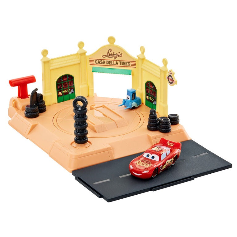 Disney Cars Luigi's Tyre Shop Playset