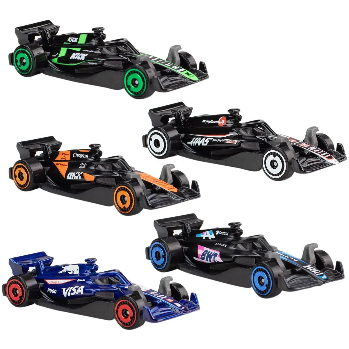 Hot Wheels 5 Pack Formula 1 Car Set Assorted