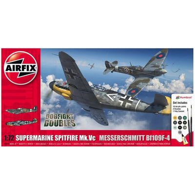 Airfix Supermarine Spitfire Mk.Vc vs Messerschmitt Bf109F-4 1:72