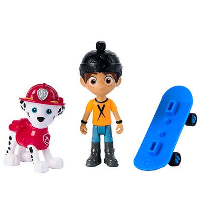 Paw Patrol Hero Pup Figure Pack Marshall And Daring Danny