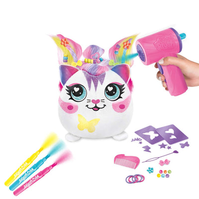 Airbrush Plush Hairiffic Squishy Assorted Colours