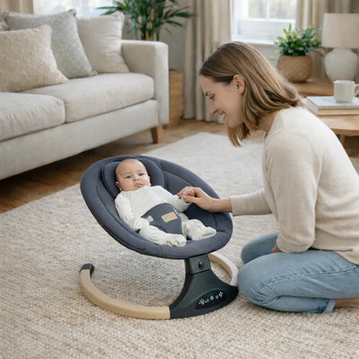 Baby Elegance Alta Auto Swing Grey