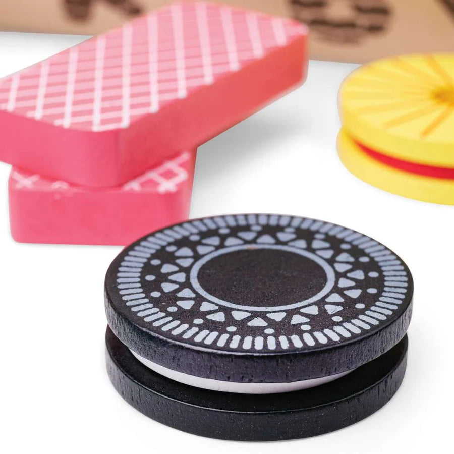 Big Jigs Box Of Biscuits Wooden Toy