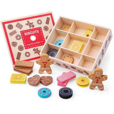 Big Jigs Box Of Biscuits Wooden Toy