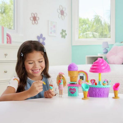 Barbie Club Chelsea Ice Cream Shop Playset With Chelsea Doll