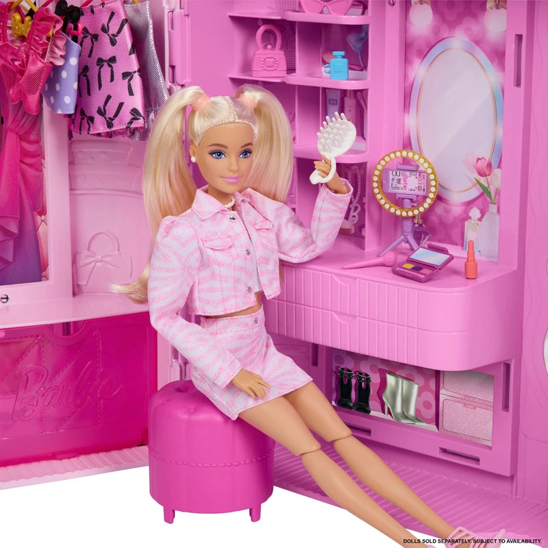 Barbie Deluxe Style Closet With 20 Accessories