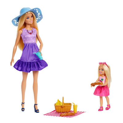 Barbie Malibu And Chelsea Doll Family And Friend 2 Pack