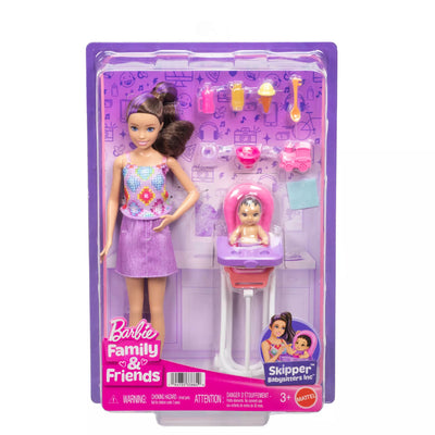 Barbie Skipper Babysitters Inc Feeding Time Doll And Accessories
