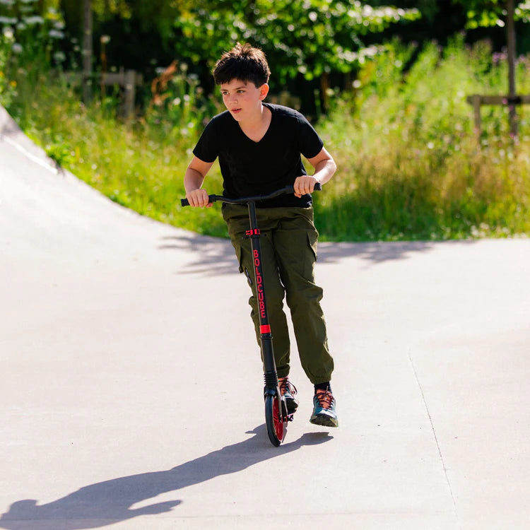 BoldCube 200mm Big Wheel Foldable Scooter Burgundy