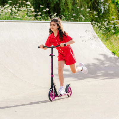 BoldCube 200mm Big Wheel Foldable Scooter Magenta