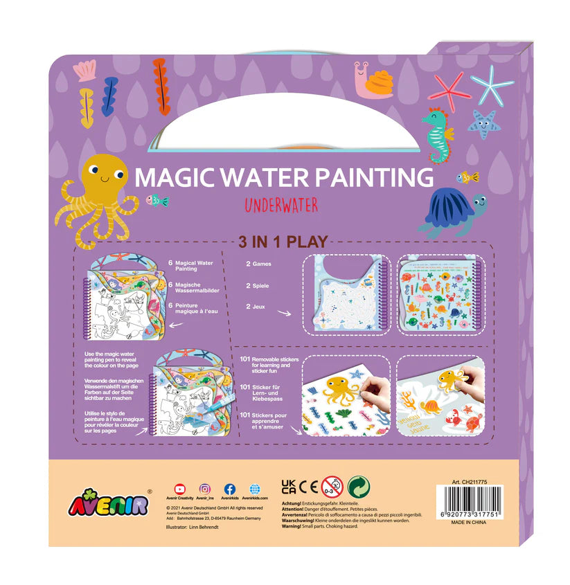 Haku Yoka Magic Water Painting Book Underwater