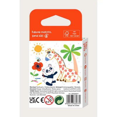 Haku Yoka Spiral Crayons 6 Pack