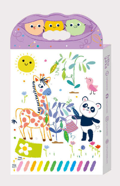 Haku Yoka Pea Pod Crayons 12 Pack