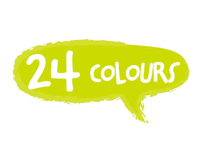 Haku Yoka Happy Pea Pod Crayons 24 Pack