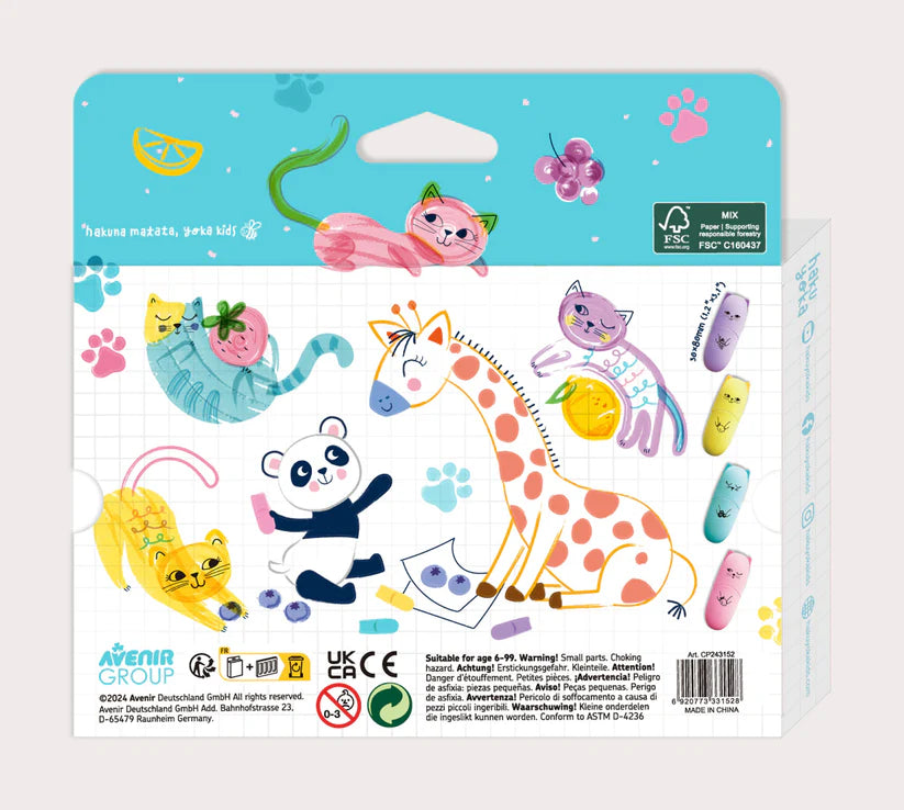 Haku Yoka Meow Meow Scented Markers 4 Pack