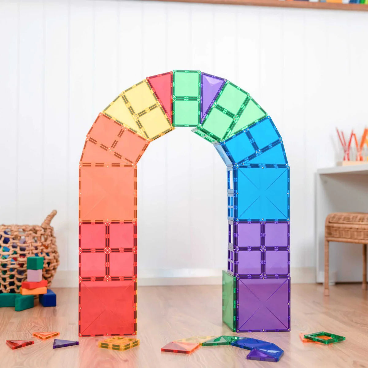 Connetix Magnetic Tiles Rainbow Starter Pack 60pc