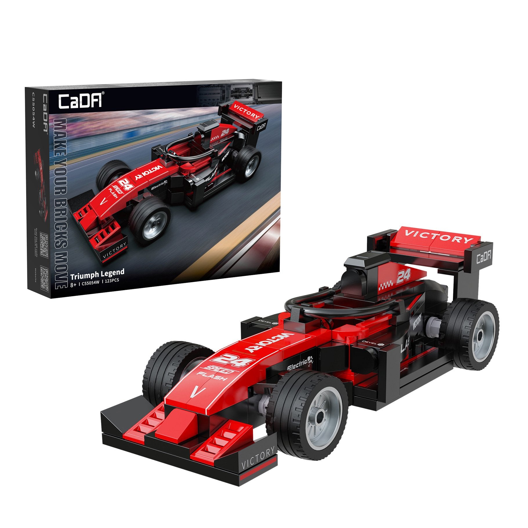 CaDA Triumph Legend F1 Racing Car 123pc Construction Set