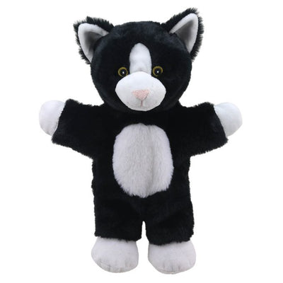 The Puppet Company Eco Walking Hand Puppet Cat Black / White