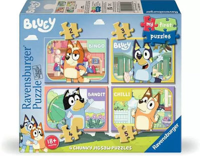 Bluey 4 In A Box Jigsaw Puzzles