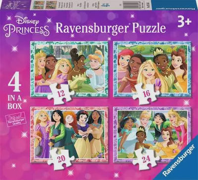 Disney Princess 4 In A Box Jigsaw Puzzles