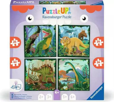 Ravensburger Puzzle Up 4 In A Box Dinosaurs Jigsaw Puzzle