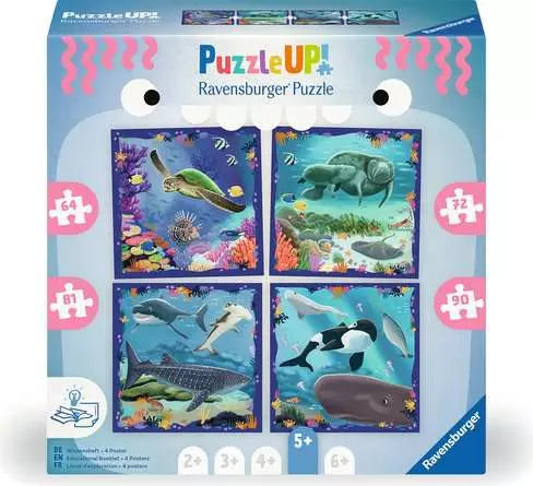 Ravensburger Puzzles Up 4 In A Box Ocean Life Jigsaw Puzzles