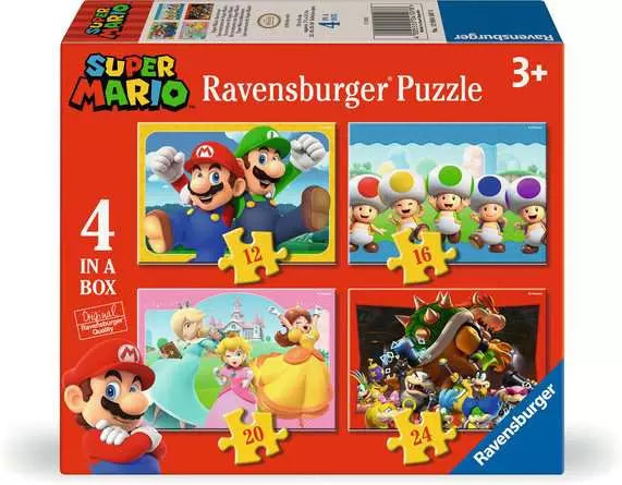 Super Mario 4 In A Box Jigsaw Puzzles